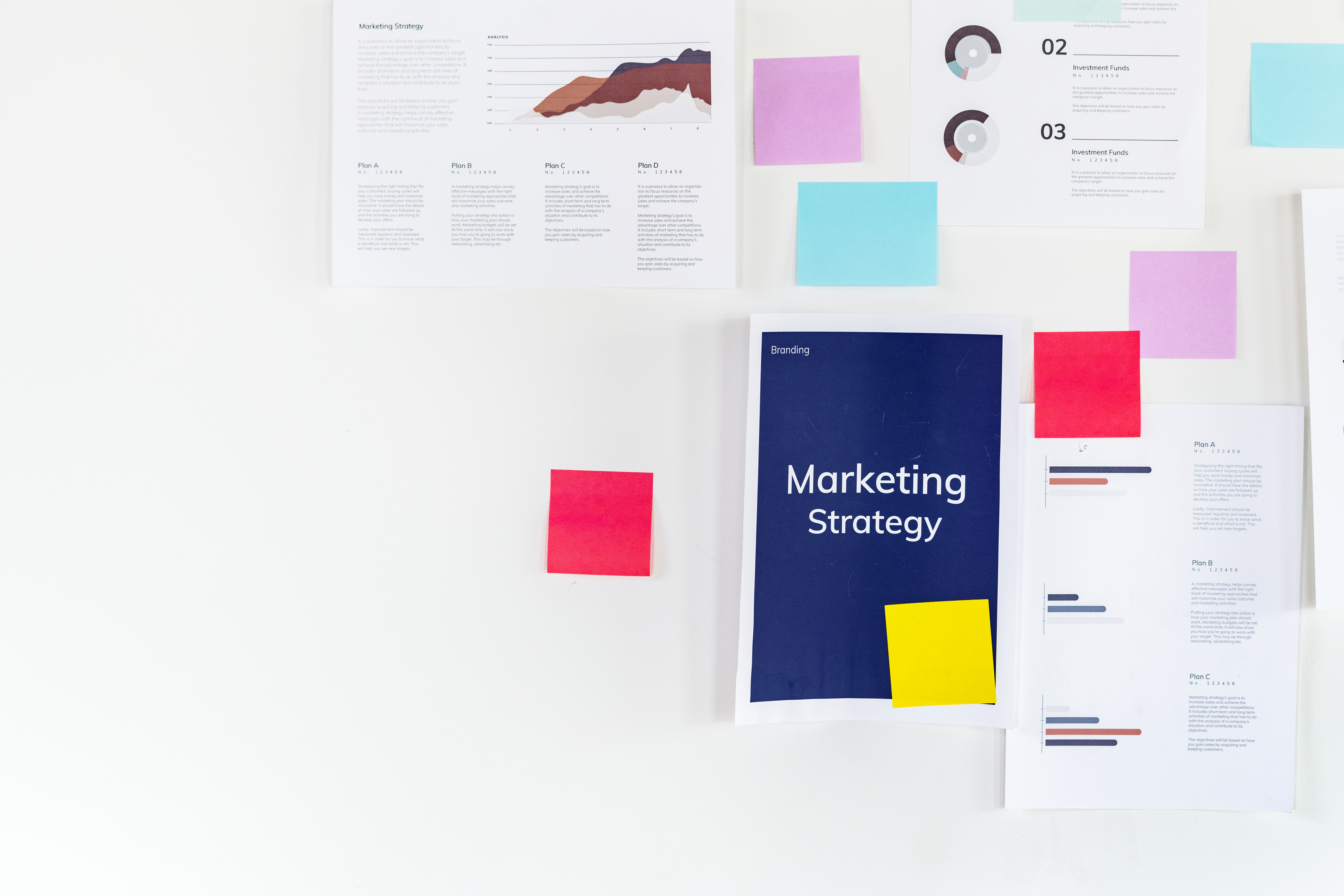Marketing strategy plans for businesses looking to shape their marketing strategy, marketing budget and social media content